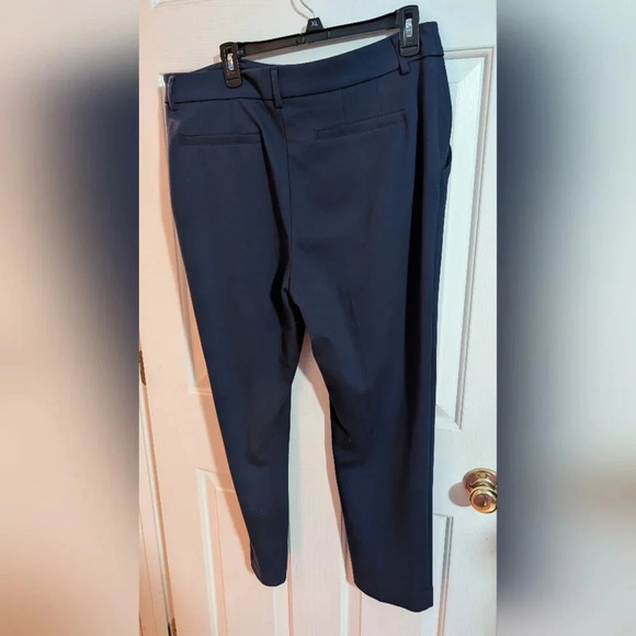 Simply Vera Vera Wang Women's High-Waist Skinny Ankle Pants Blue Beauty Sz14 EUC - Picture 13 of 14